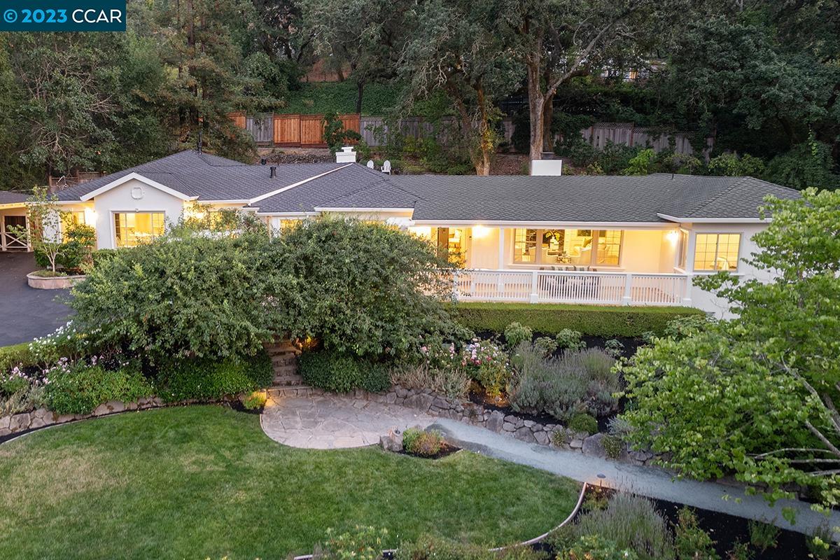 Undisclosed Address Orinda, CA 94563 - Photo 4 of 53 an aerial view of a house