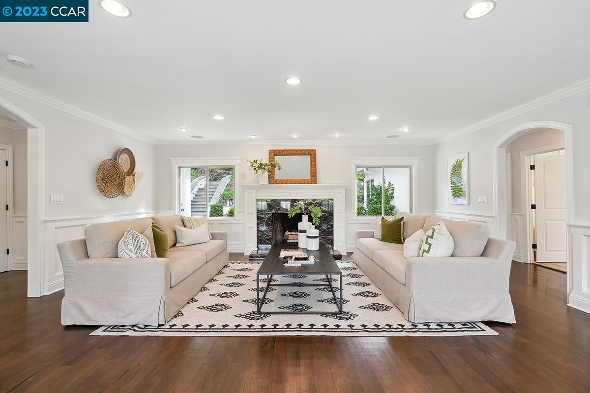 Undisclosed Address Orinda, CA 94563 - Photo 10 of 53 a living room with furniture and a fireplace