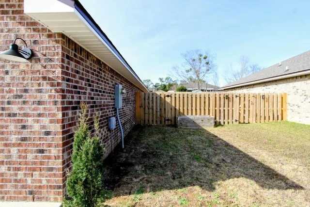 a view of a pathway of a building