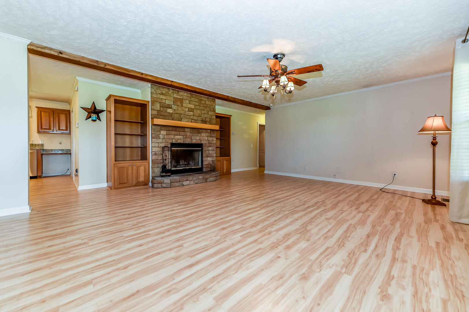 6325 Morganton Road Greenback, TN 37742 - Photo 10 of 40 living room stone fireplace