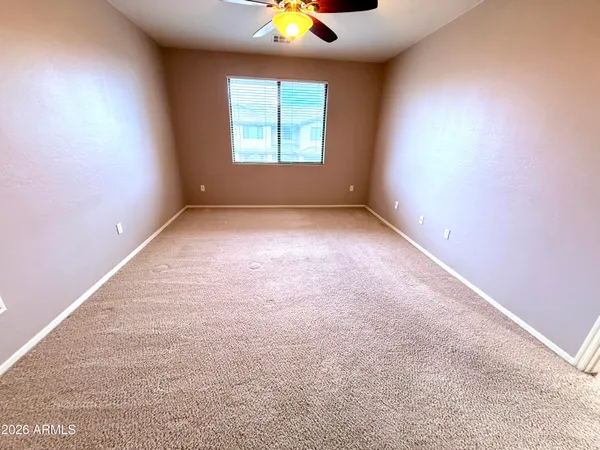 a balcony with a city view