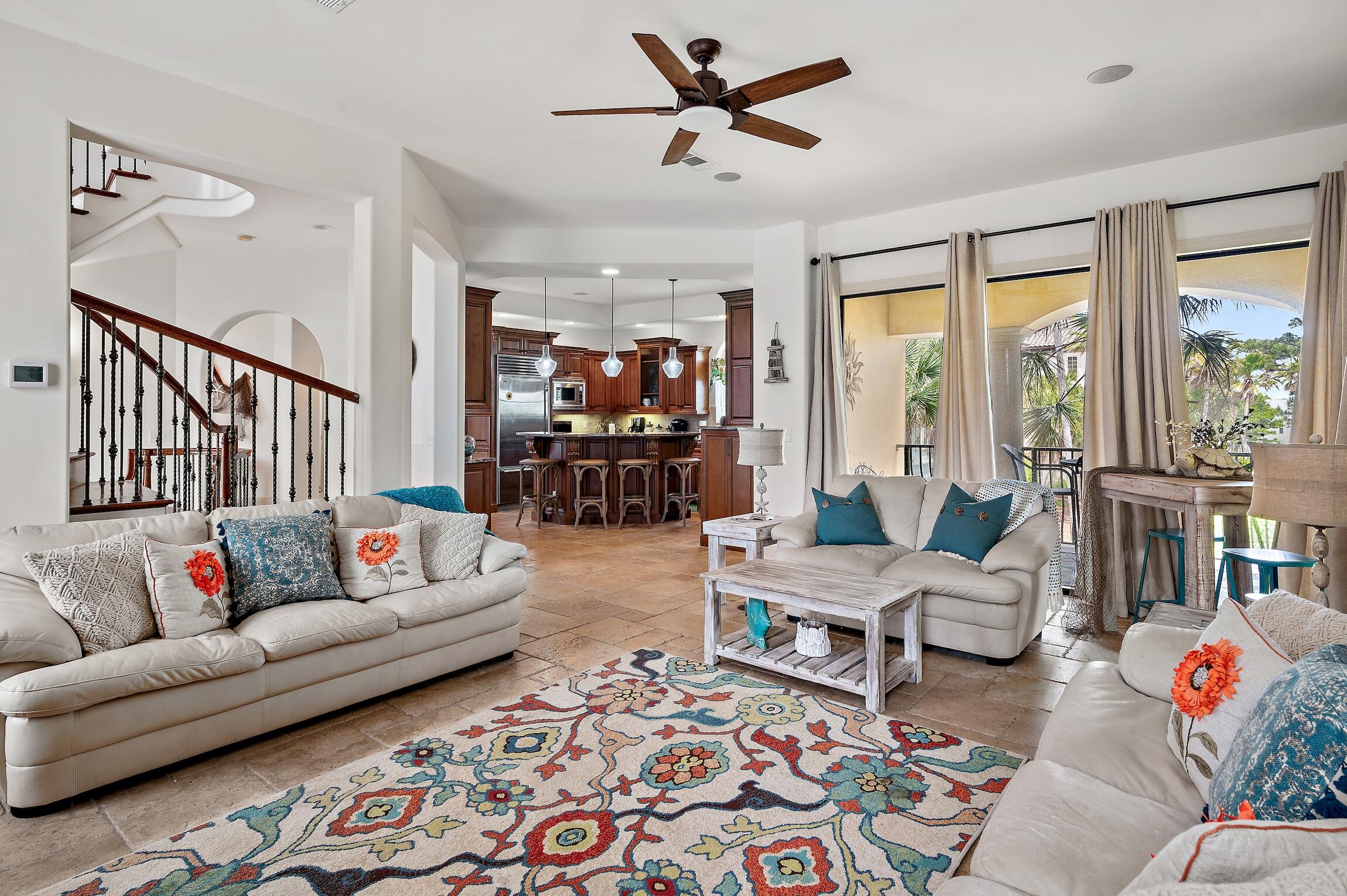 215 Rue St Tropez Miramar Beach, FL 32550 - Photo 19 of 46 a living room with furniture and a large window