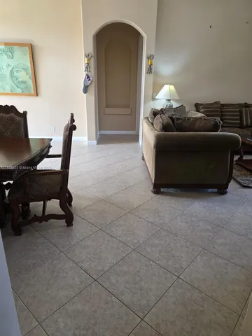 a bed room with a bed and a table