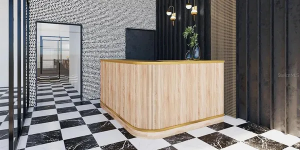 a view of a entryway