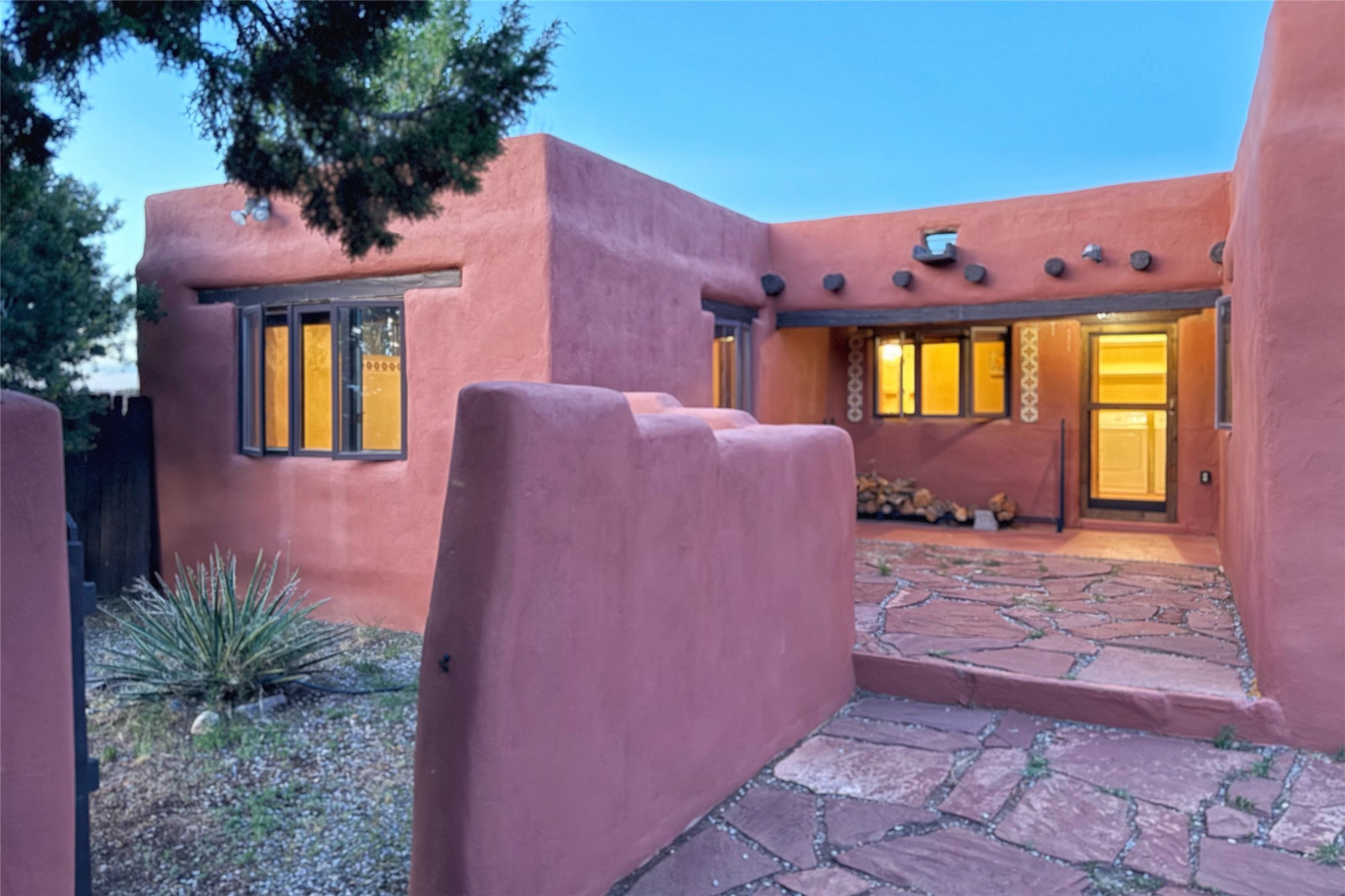 54 Rons Road Santa Fe, NM 87508 - Photo 66 of 99 GUEST HOUSE WEST ENTRANCE