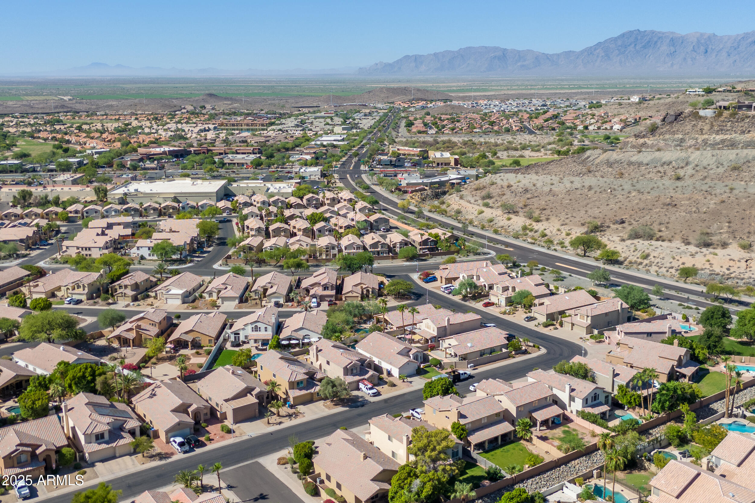 1349 East Sapium Way Phoenix, AZ 85048 - Photo 19 of 33 an aerial view of residential building and car parked