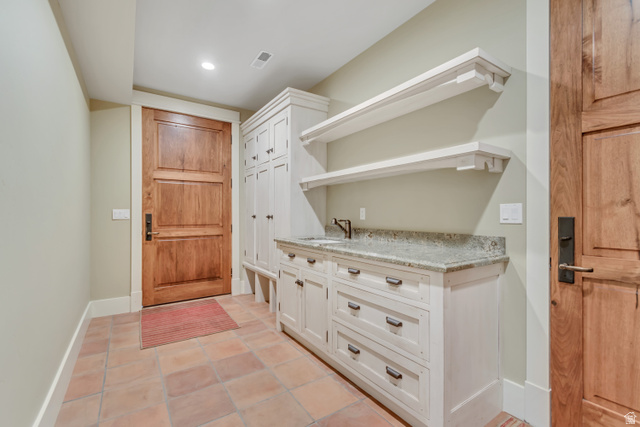 2579 Splendor Valley Road Kamas, UT 84036 - Photo 72 of 87 Mudroom featuring light tile patterned floors and recessed lighting