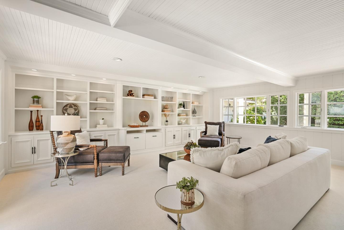 76 Catalpa Drive Atherton, CA 94027 - Photo 18 of 52 a living room with furniture and wooden floor