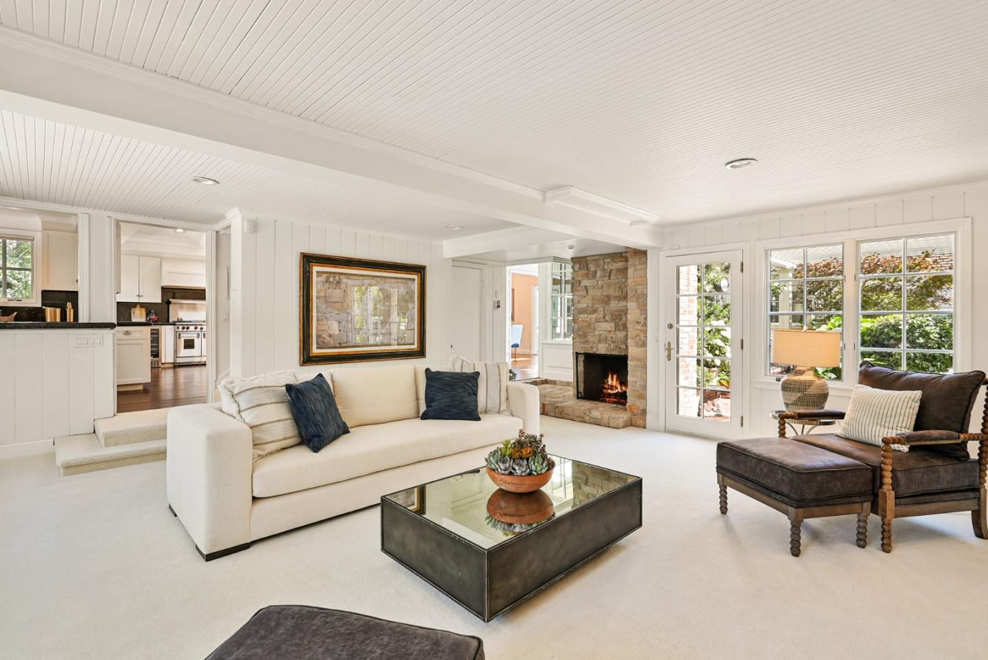 76 Catalpa Drive Atherton, CA 94027 - Photo 19 of 52 a living room with furniture and a large window