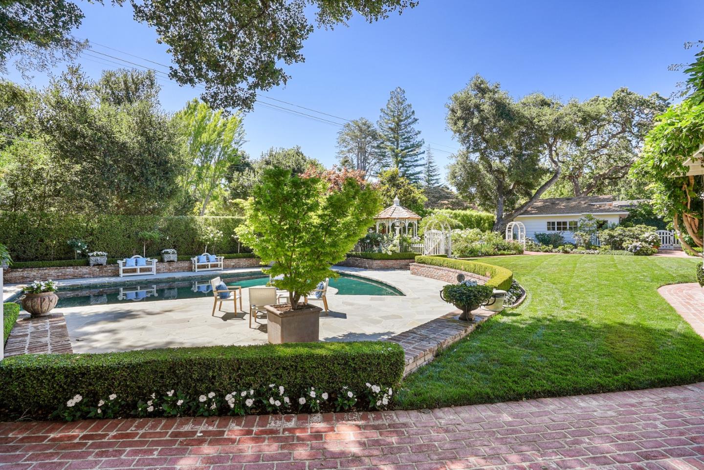 76 Catalpa Drive Atherton, CA 94027 - Photo 42 of 52 a view of a house with a yard