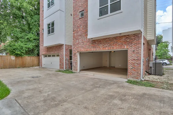 front view of a house with a garage
