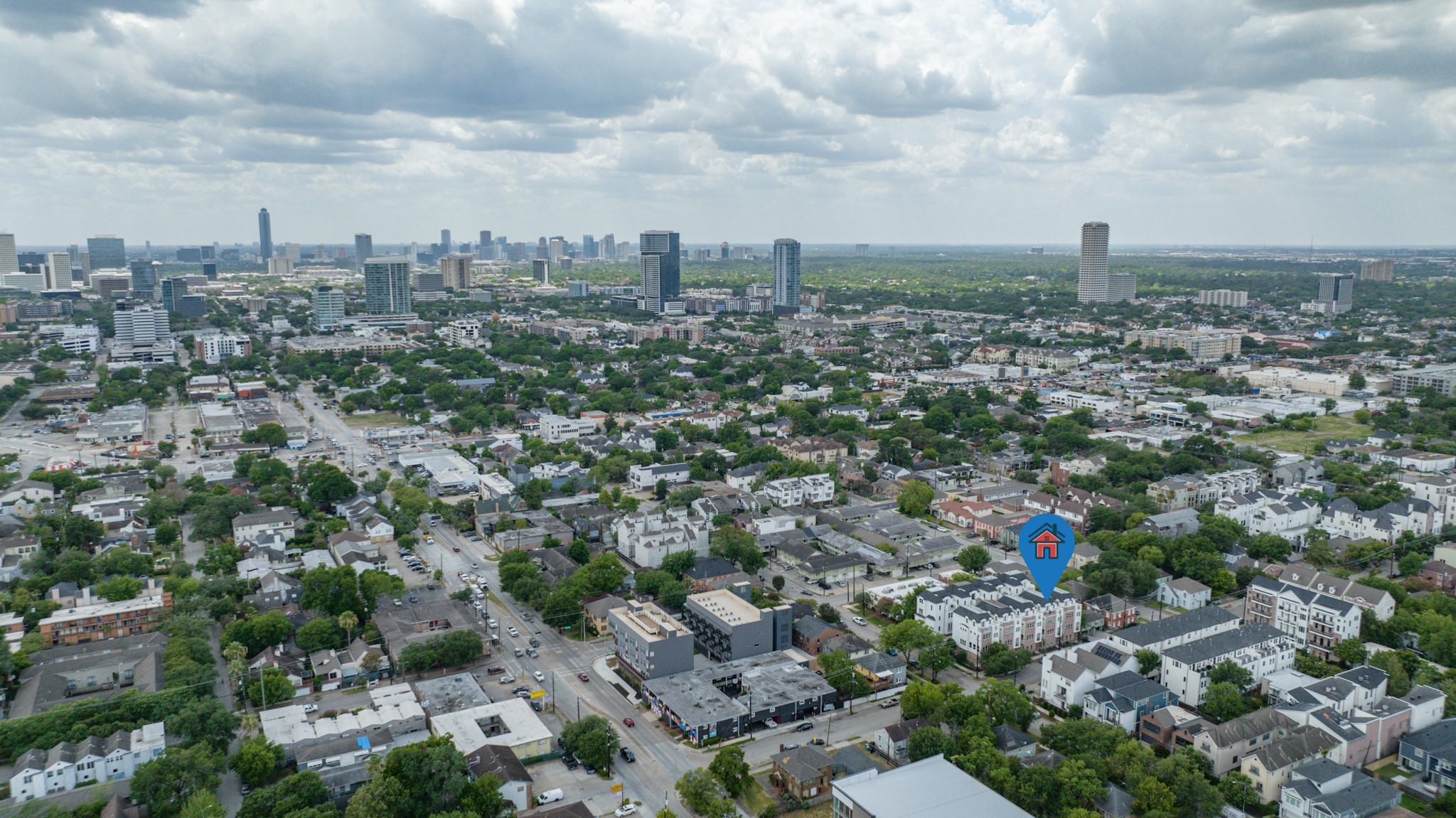 4114 Driscoll Street Houston, TX 77098 - Photo 50 of 50 an aerial view of multiple house