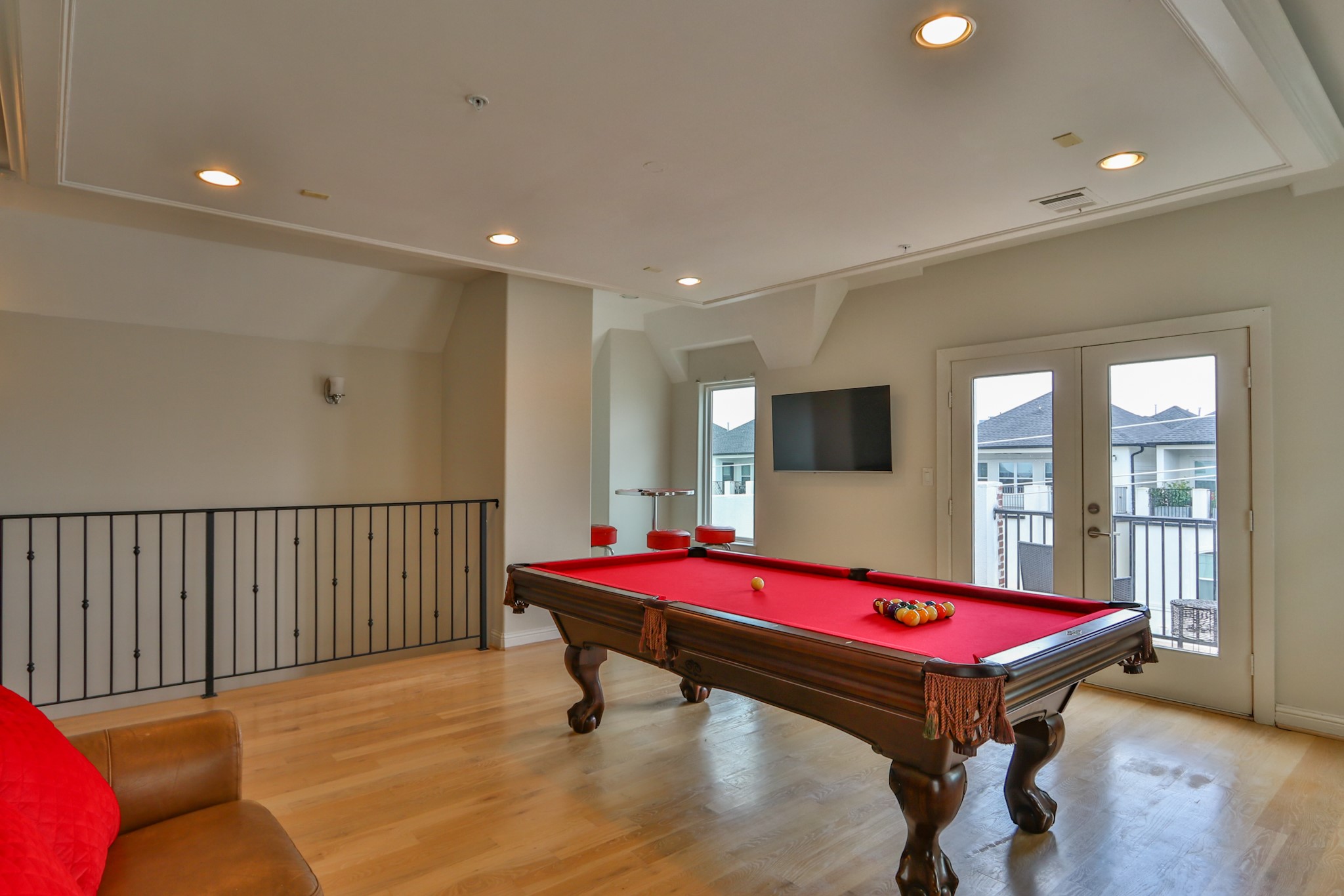 4114 Driscoll Street Houston, TX 77098 - Photo 7 of 50 a room with furniture pool table and flat screen tv