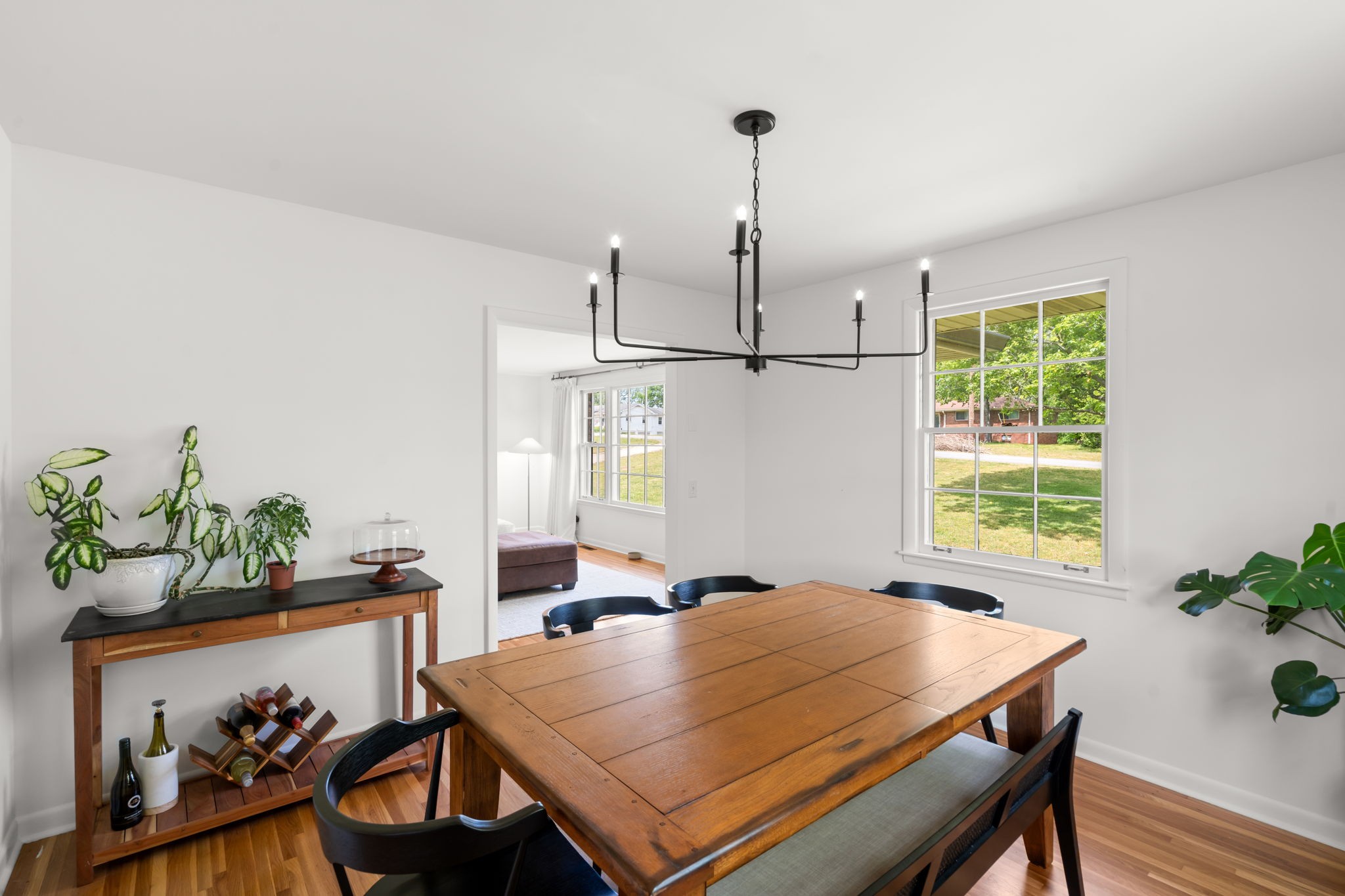705 Vanoke Drive Madison, TN 37115 - Photo 13 of 40 a view of a dining room with furniture window and wooden floor