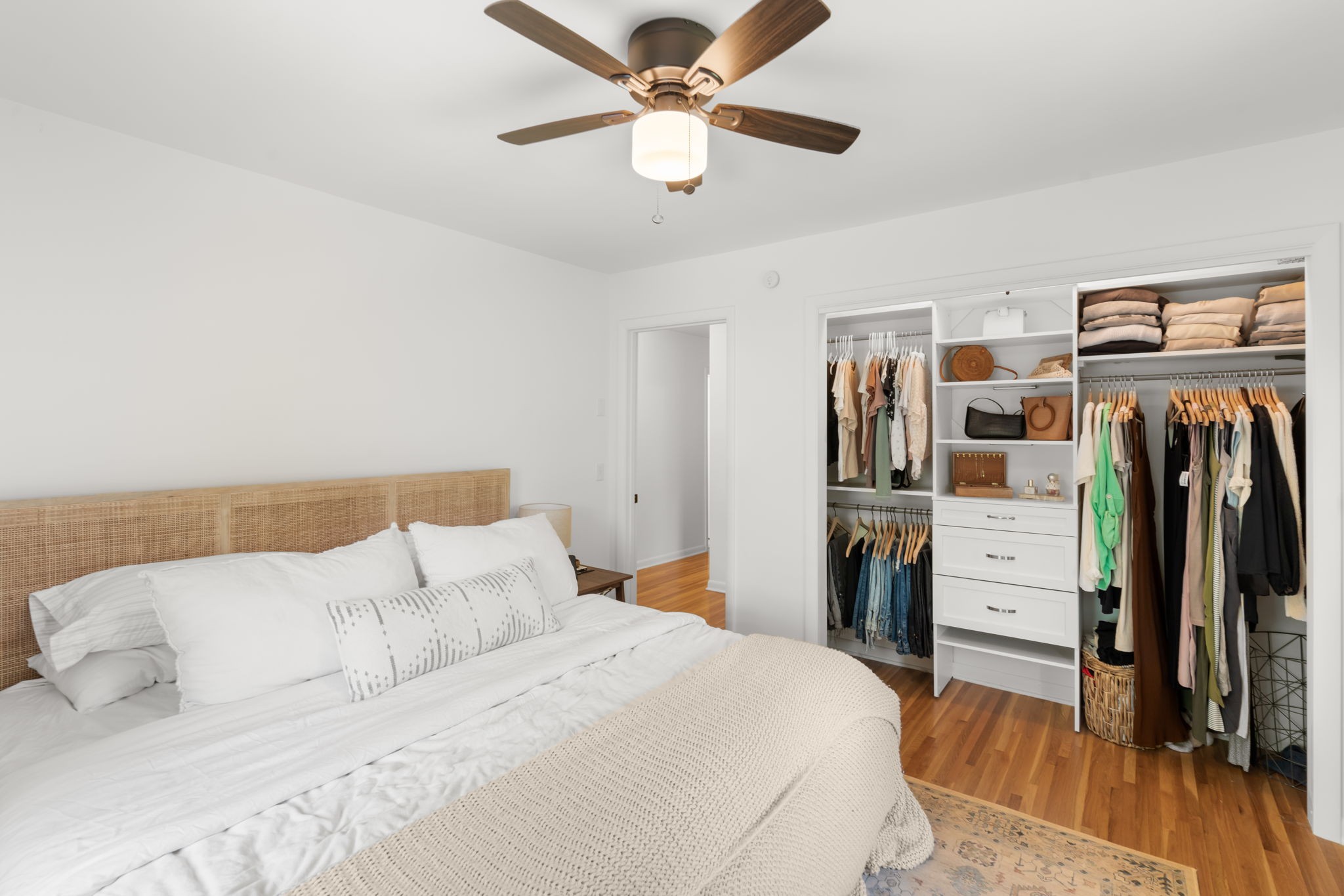 705 Vanoke Drive Madison, TN 37115 - Photo 15 of 40 a bedroom with a bed and a walk in closet