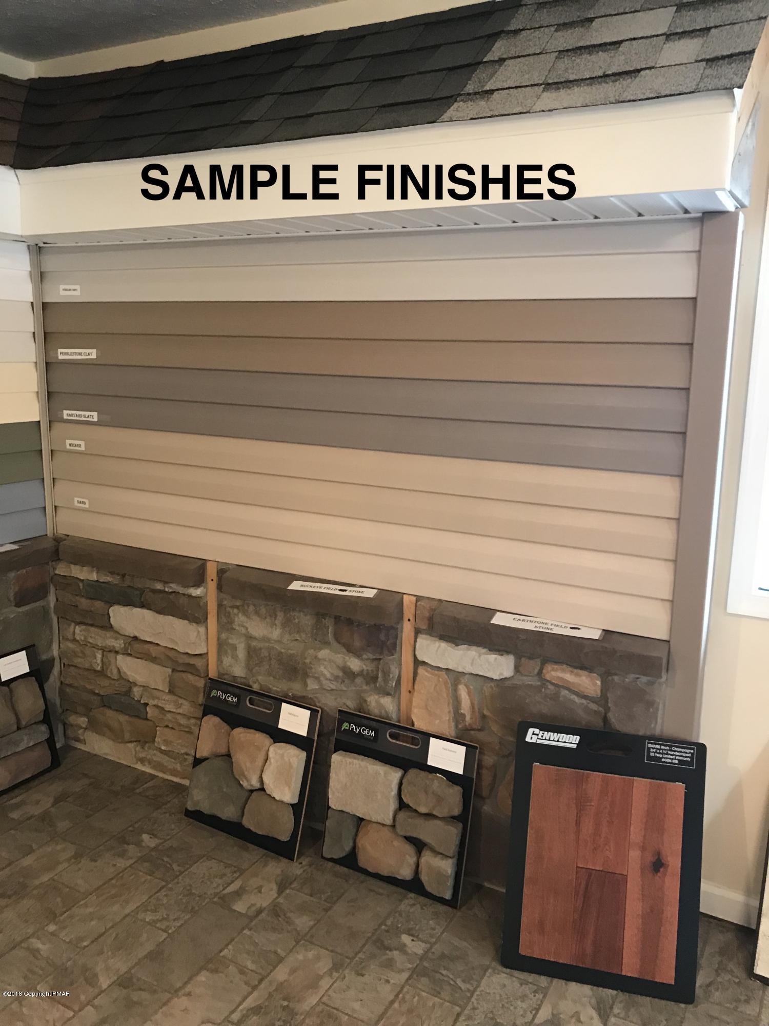 Lot 304 Middle Road Tannersville, PA 18372 - Photo 4 of 8 SAMPLE FINISHES