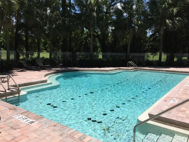 a view of backyard with green space