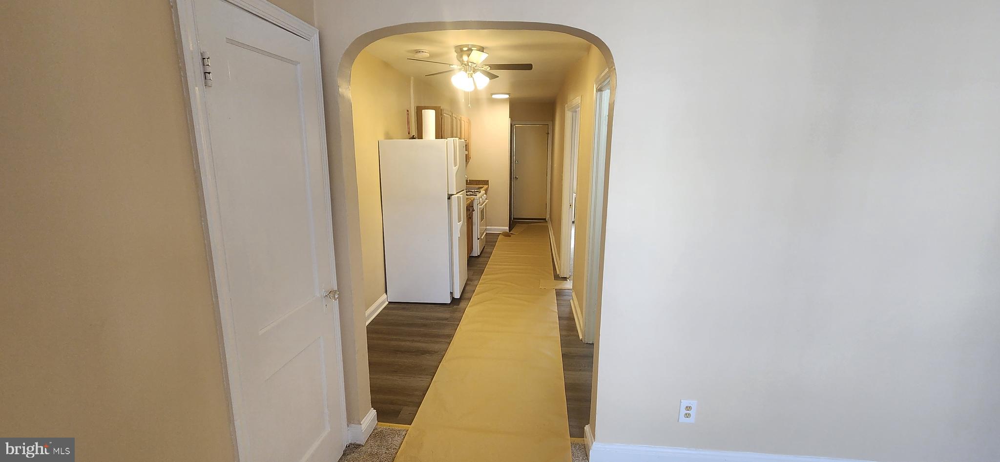 2017 I Street Northeast, Unit 4 Washington, DC 20002 - Photo 10 of 27 a view of a hallway with wooden floor