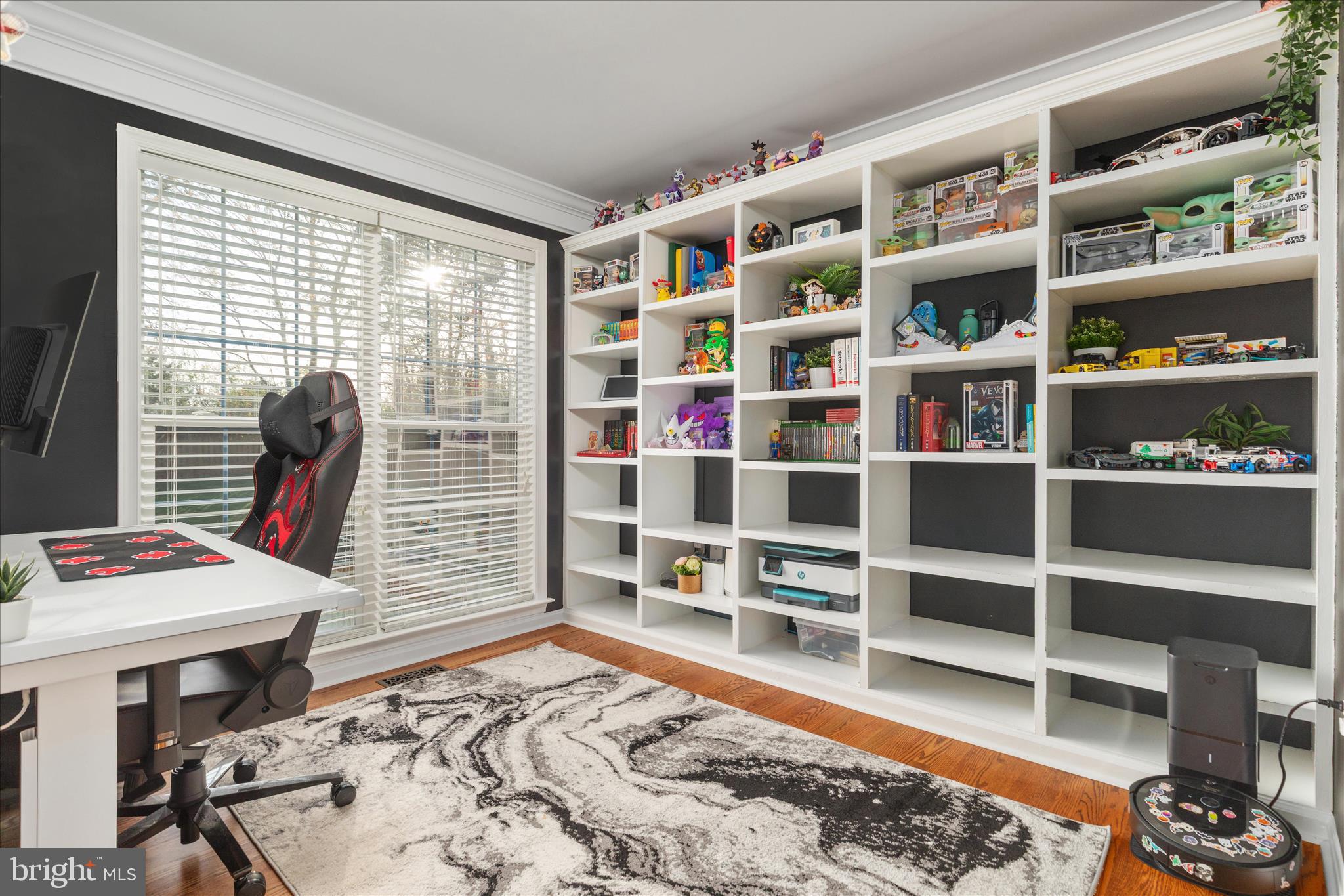 1161 Happy Ridge Drive Front Royal, VA 22630 - Photo 16 of 49 a bedroom with furniture and a book shelf