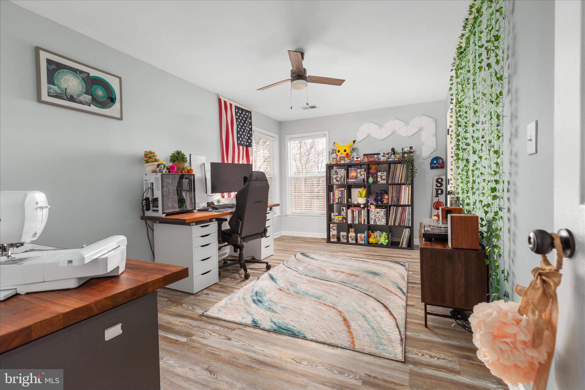 1161 Happy Ridge Drive Front Royal, VA 22630 - Photo 27 of 49 a bedroom with a bed and a book shelf