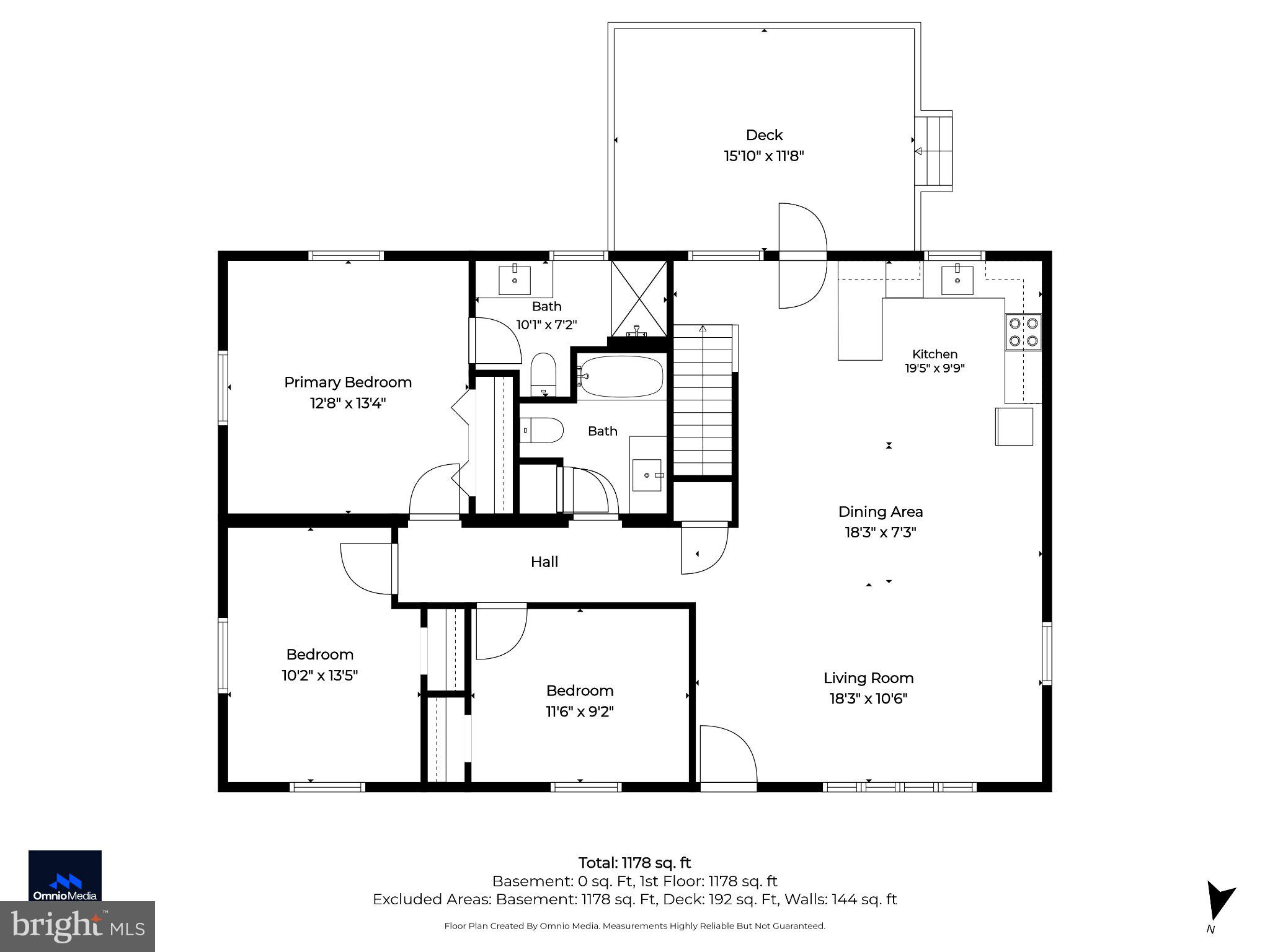1001 Wiseburg Road White Hall, MD 21161 - Photo 15 of 46 Here's the first floor layout.