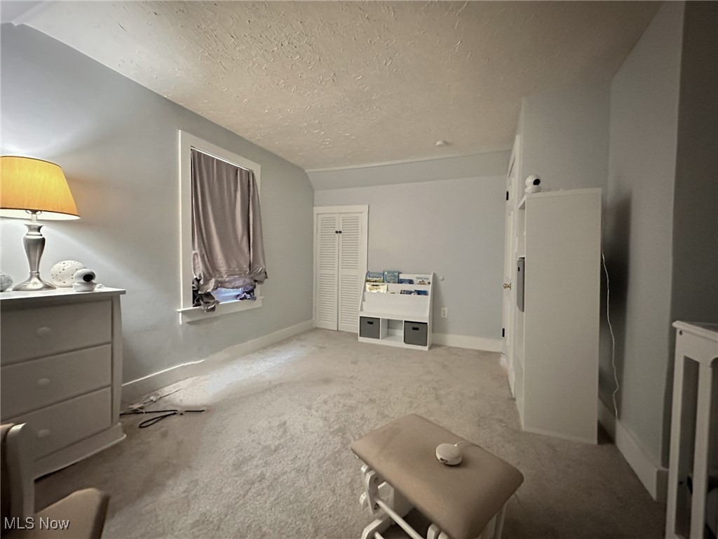 8145 Chagrin Road Chagrin Falls, OH 44023 - Photo 29 of 40 Bonus room with a textured ceiling and light carpet