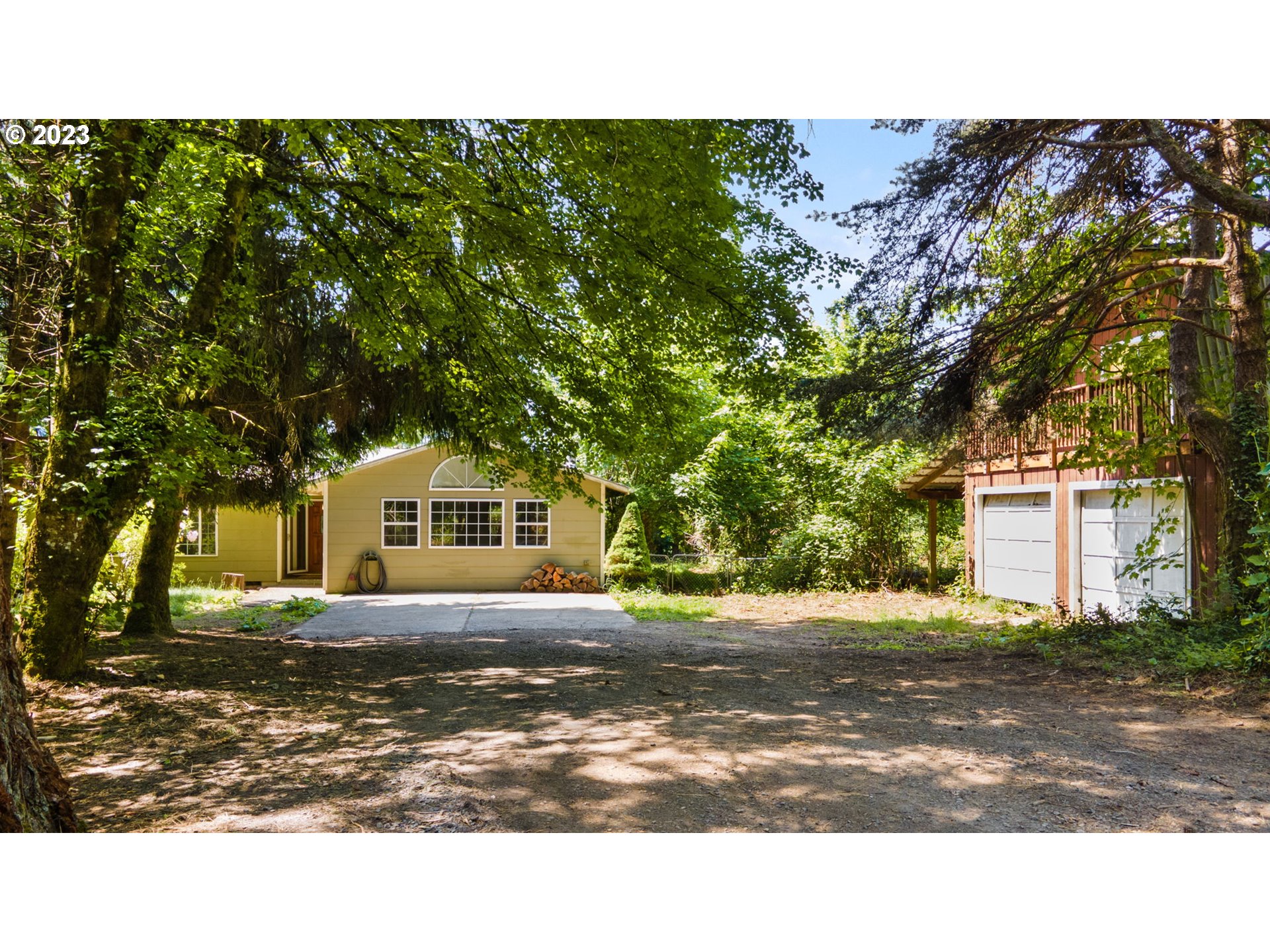 745 Southeast Littlepage Road Corbett, OR 97019 - Photo 27 of 39 a bathroom with a sink and a yard