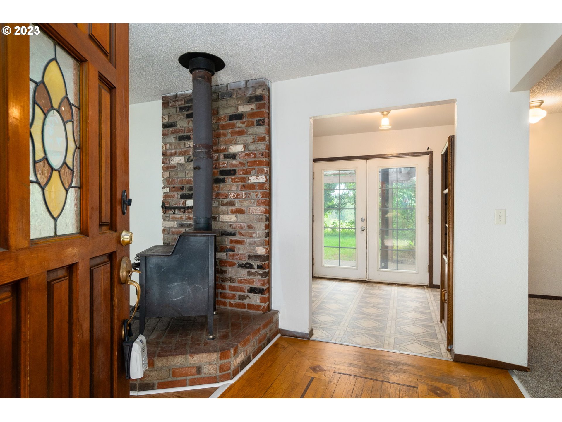 745 Southeast Littlepage Road Corbett, OR 97019 - Photo 3 of 39 a view of an entryway with wooden floor