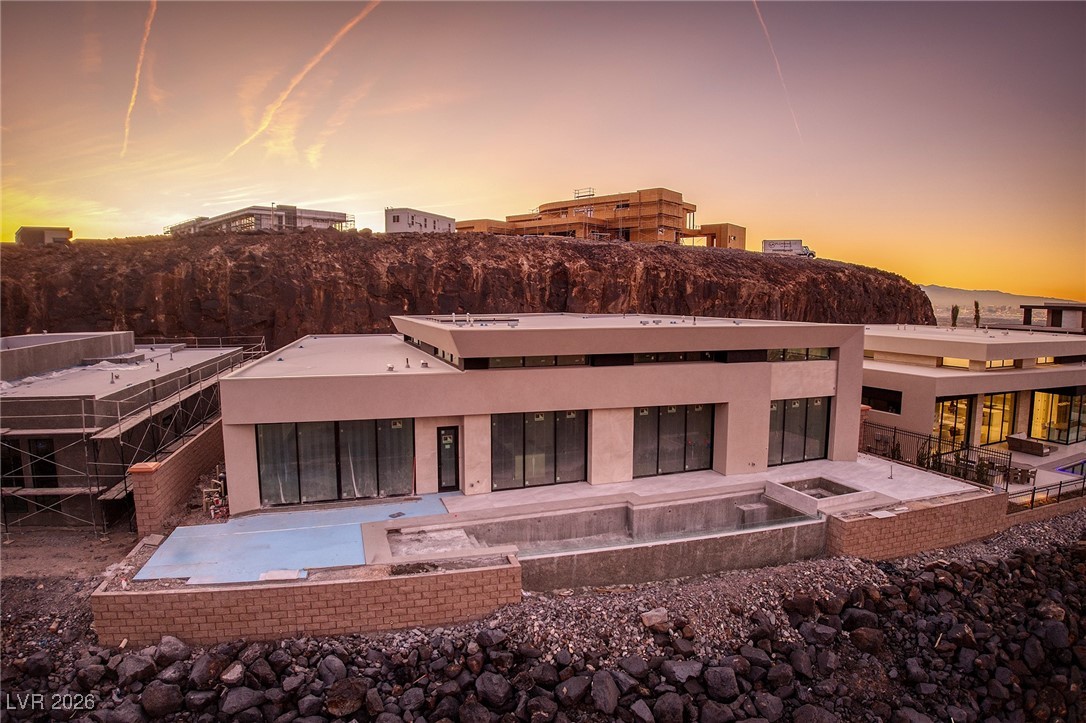 491 Cityview Ridge Drive Henderson, NV 89012 - Photo 21 of 24 Pool, BBQ, Fire Lounge, Spa