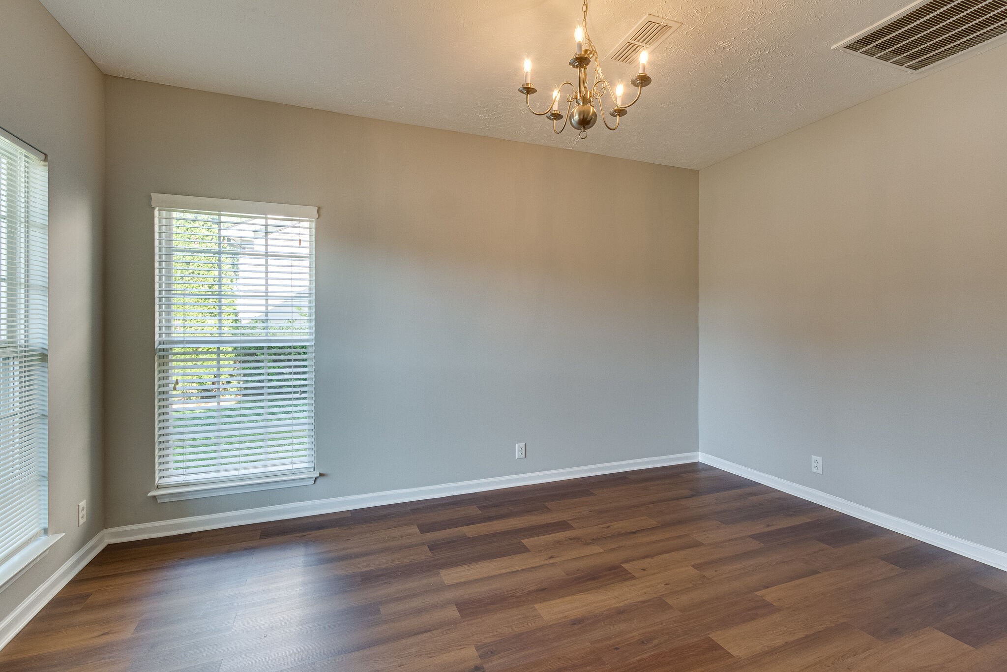 611 Buck Cherry Way Murfreesboro, TN 37128 - Photo 7 of 36 a view of an empty room with wooden floor and a window