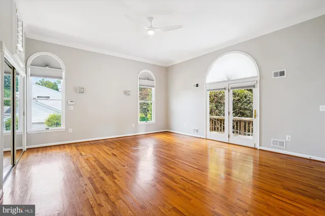 a view of a room with a bathtub