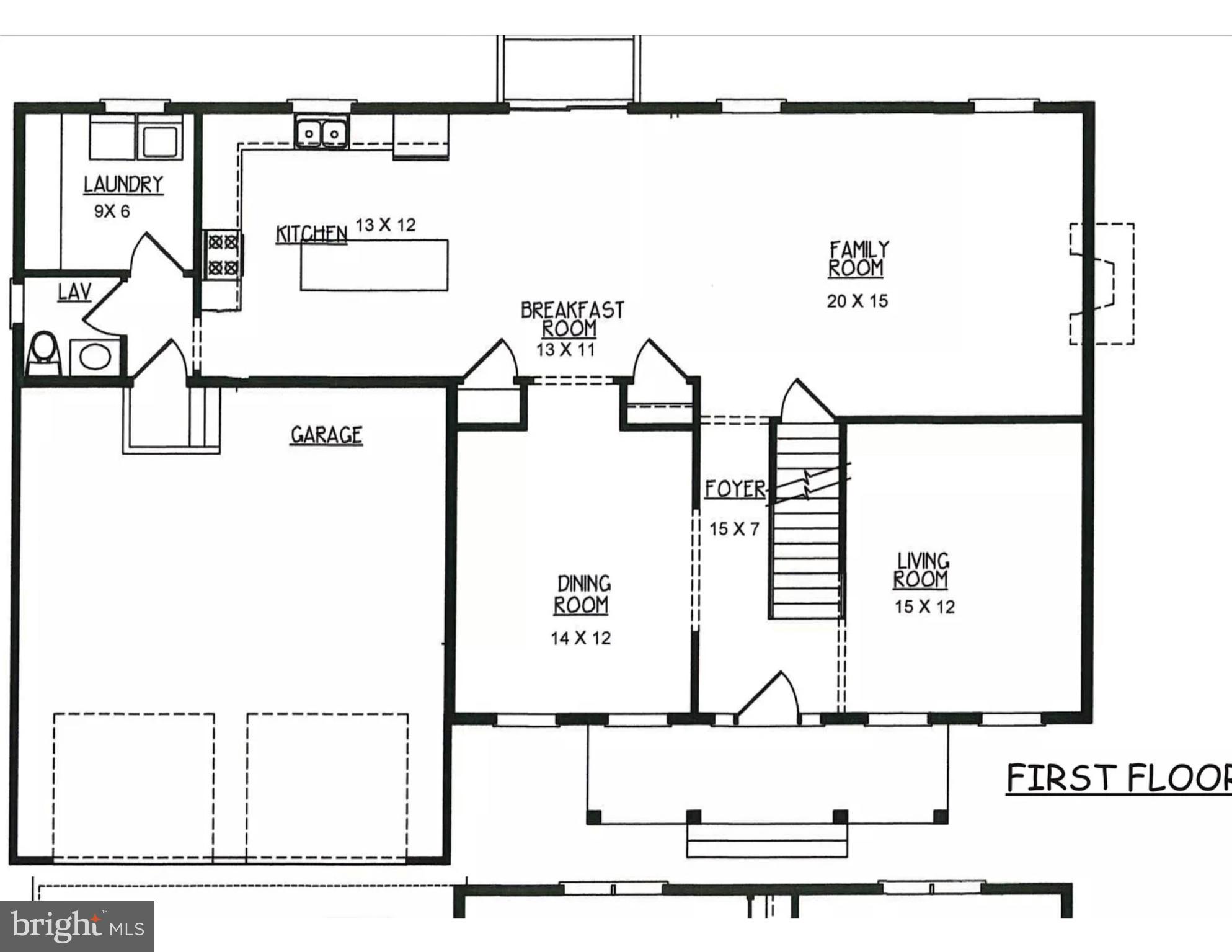 113 Penn Lyle Road Princeton Junction, NJ 08550 - Photo 3 of 24 Example A Flr Pln 1 - First Floor Master Not Shown