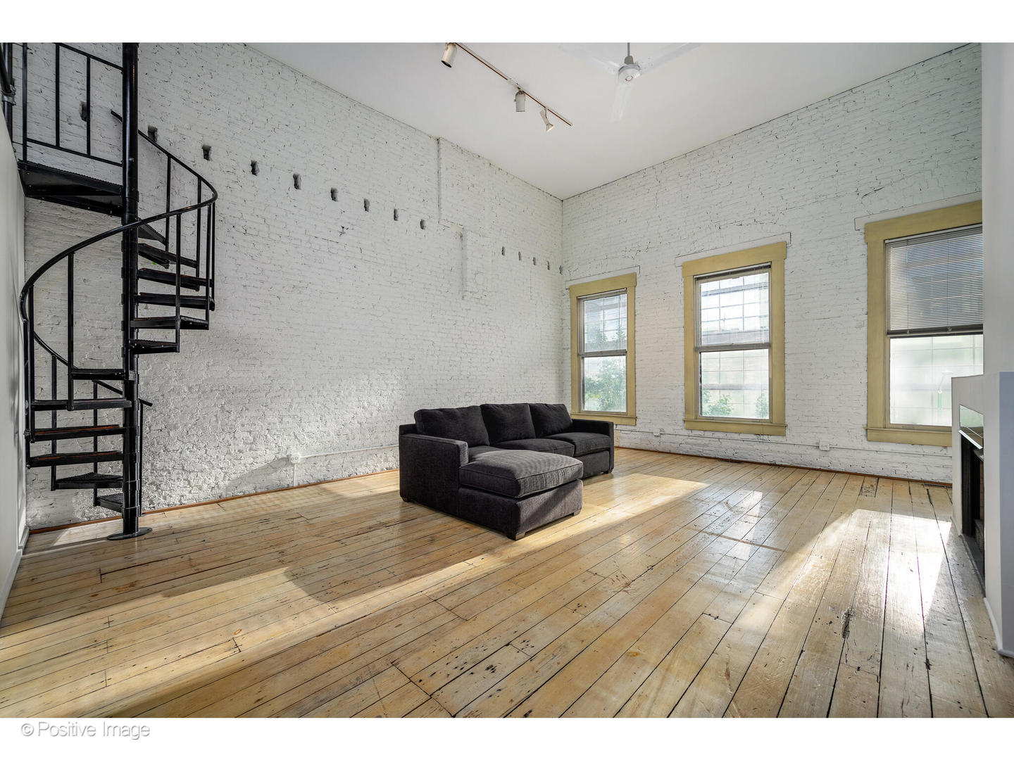 740 North Wells Street Chicago, IL 60654 - Photo 24 of 47 a living room with furniture and wooden floor
