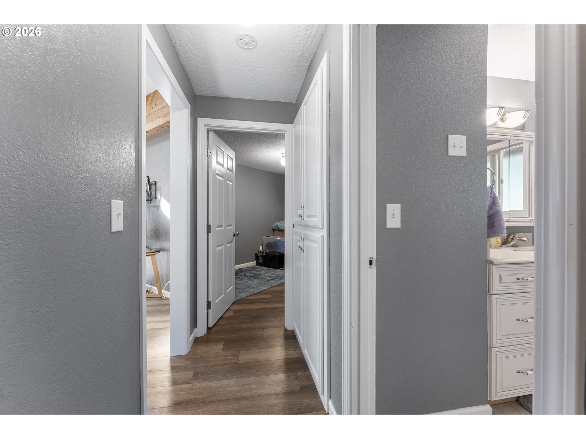 2453 Stephanie Lane North Bend, OR 97459 - Photo 21 of 48 a view of a bathroom from a hallway
