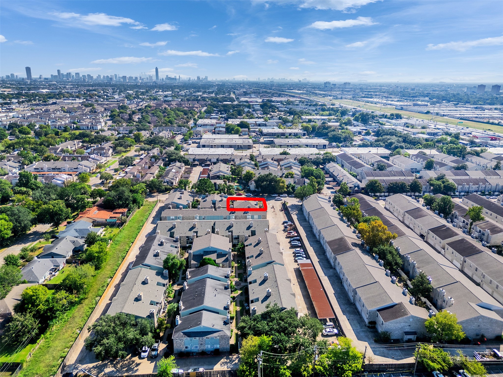 3764 Tanglewilde Street, Unit H8 Houston, TX 77063 - Photo 7 of 22 an aerial view of a city