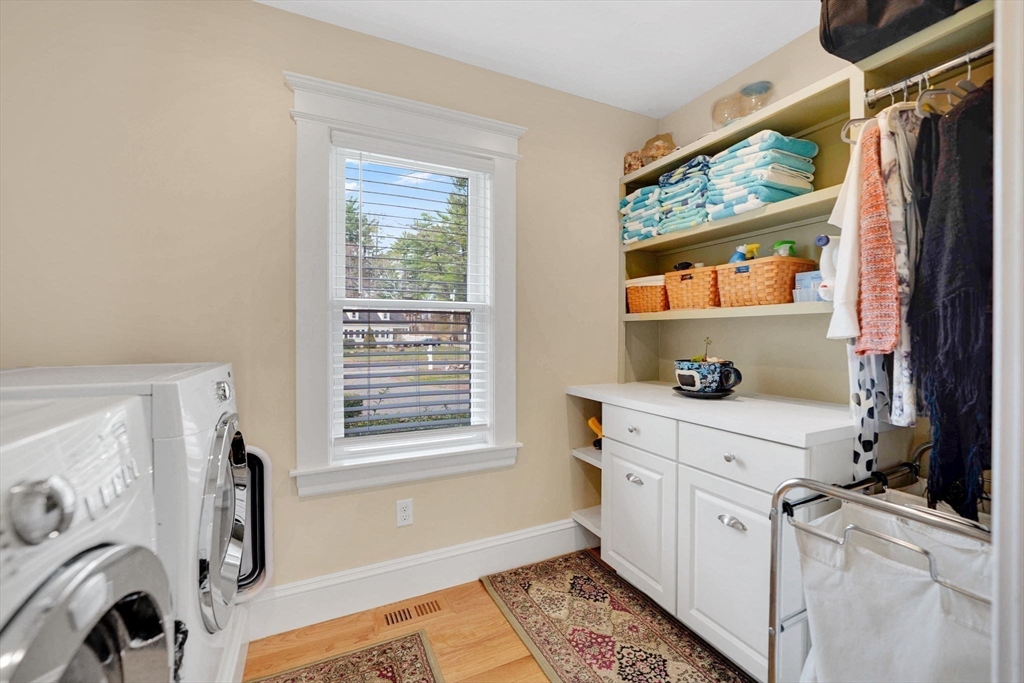 34 Main Street Wilbraham, MA 01095 - Photo 22 of 41 a view of a kitchen with washer and dryer