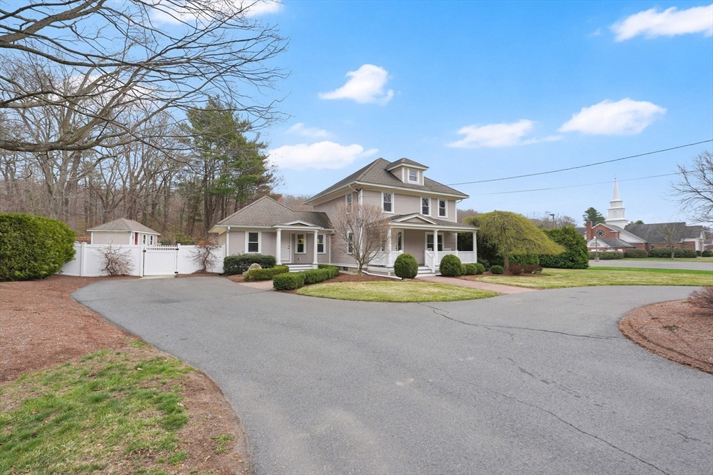 34 Main Street Wilbraham, MA 01095 - Photo 40 of 41 a front view of a house with swimming pool
