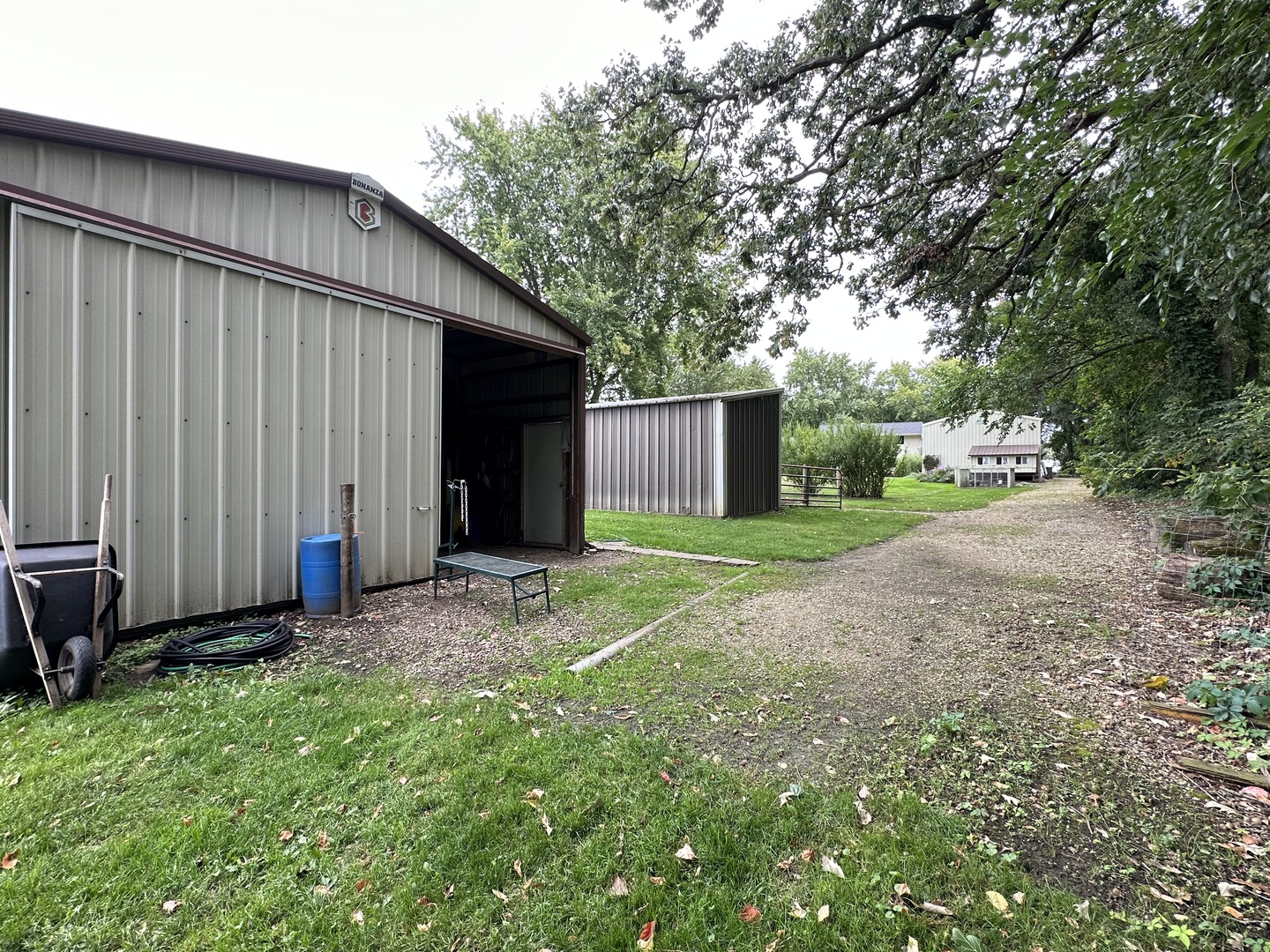 4083 West Sandwich Road Sandwich, IL 60548 - Photo 60 of 74 a view of a back yard of the house