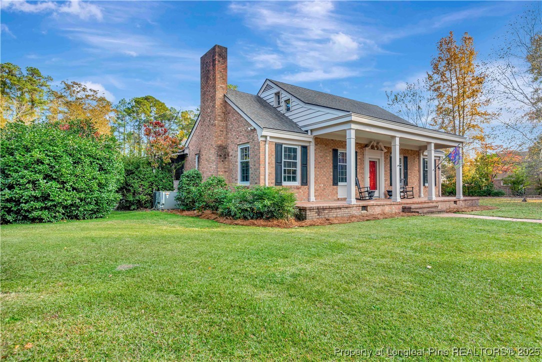 704 B T Road Lumberton, NC 28358 - Photo 4 of 45 a view of a house with backyard and porch