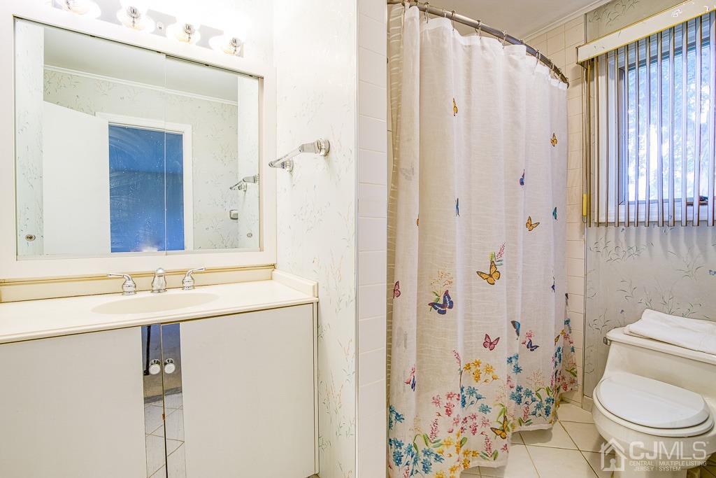 2 Peter Avenue Kendall Park, NJ 08824 - Photo 11 of 19 a bathroom with a sink a toilet and a mirror
