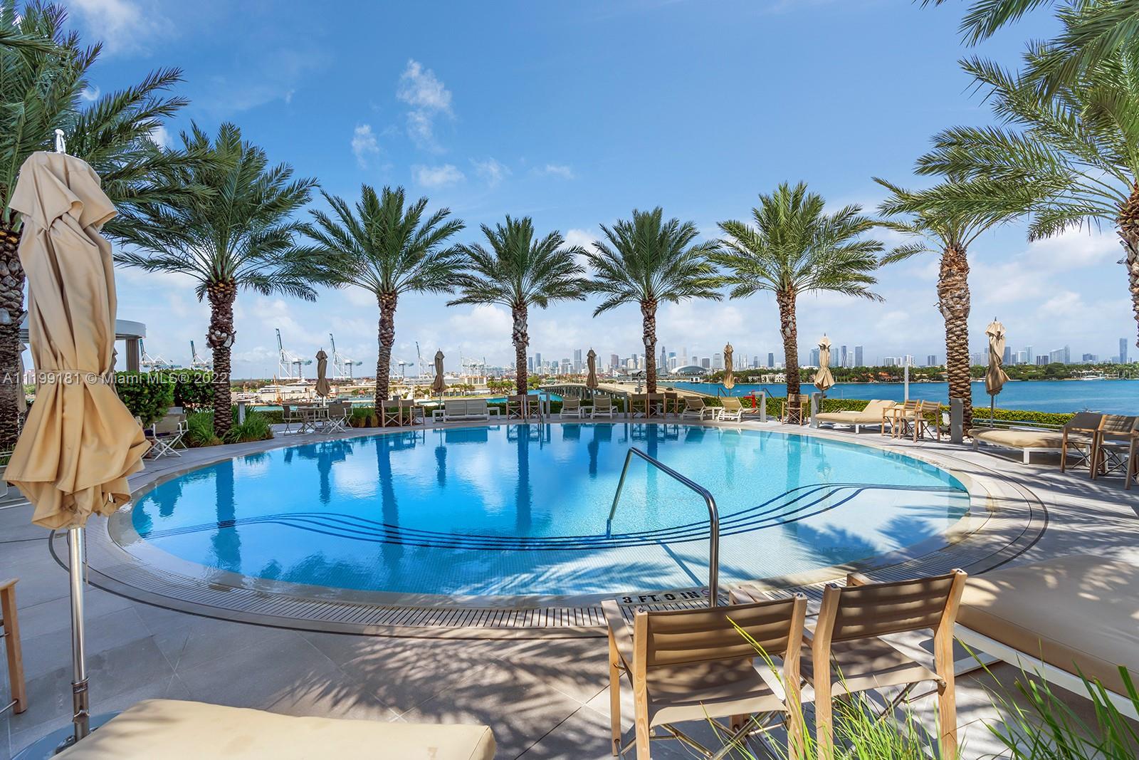 450 Alton Road, Unit 3303 Miami Beach, FL 33139 - Photo 21 of 35 a view of outdoor space with seating area