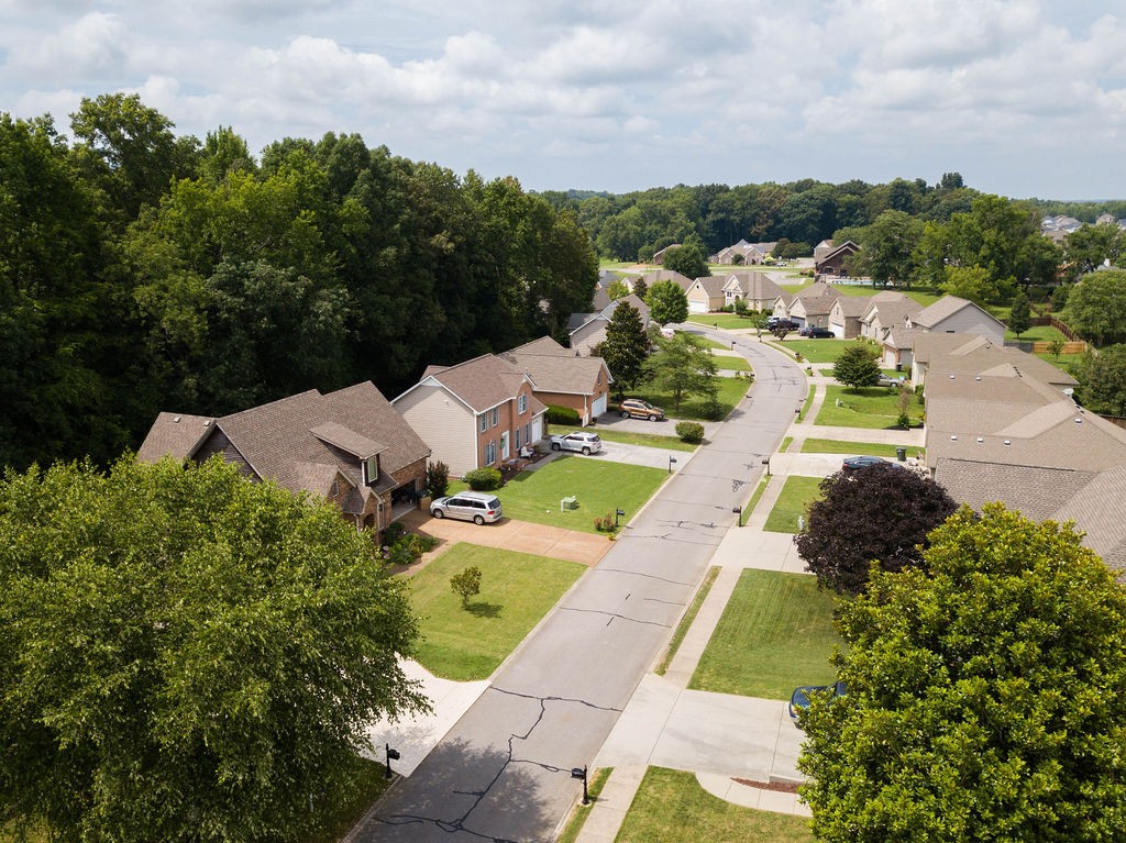 165 Foxrun Springfield, TN 37172 - Photo 52 of 62 an aerial view of a house with lots of trees houses and mountain view