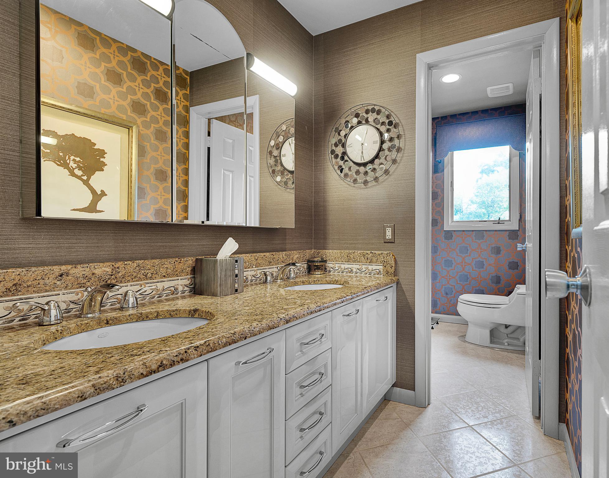 1233 Keisel Lane Ambler, PA 19002 - Photo 33 of 46 Hall Bath with Double Sinks