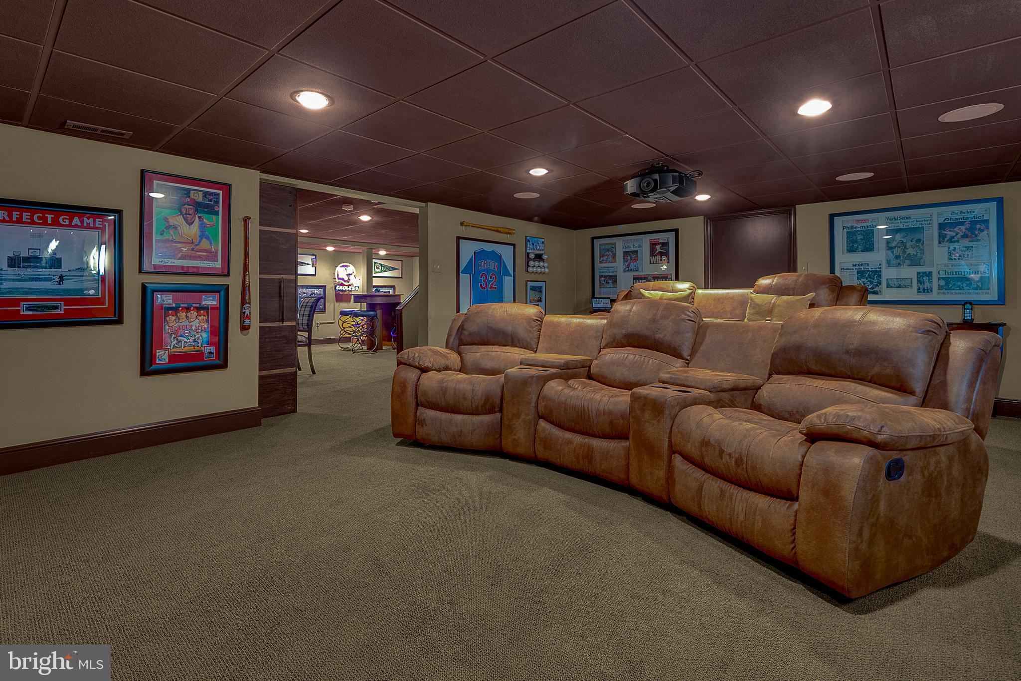 1233 Keisel Lane Ambler, PA 19002 - Photo 36 of 46 Barn Doors Lead to Large Entertaining Area