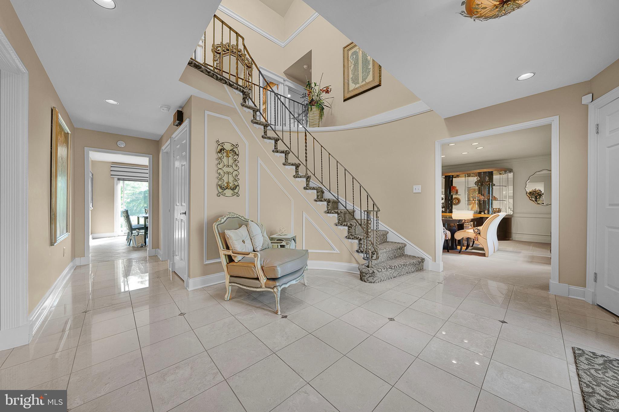 1233 Keisel Lane Ambler, PA 19002 - Photo 6 of 46 Two Story Entry with Marble Flooring