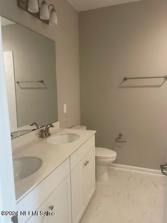 a close up of a bathtub