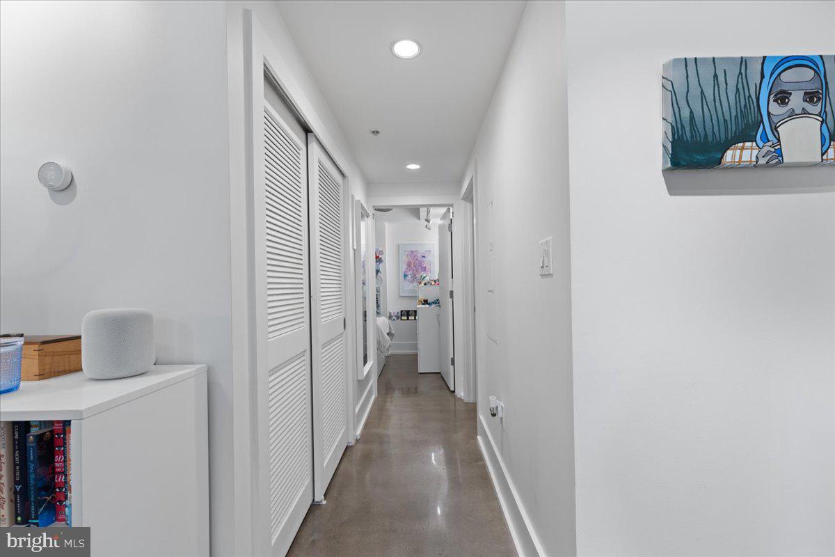 2818 Connecticut Avenue Northwest, Unit 104 Washington, DC 20008 - Photo 10 of 27 a view of a hallway with closet