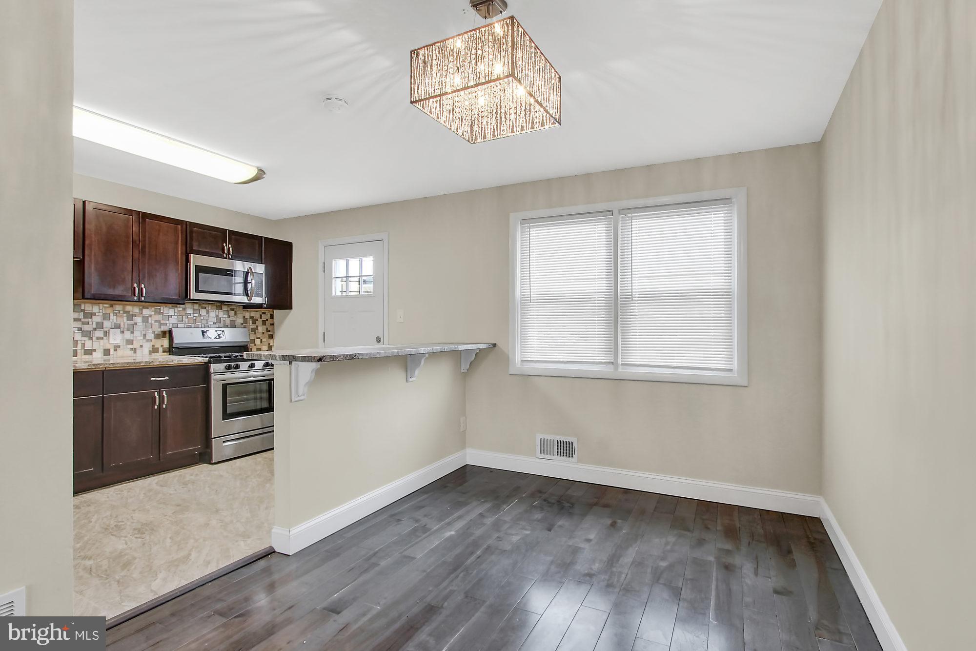 4213 Labyrinth Road Baltimore, MD 21215 - Photo 4 of 19 Open Layout, Gorgeous Chandelier