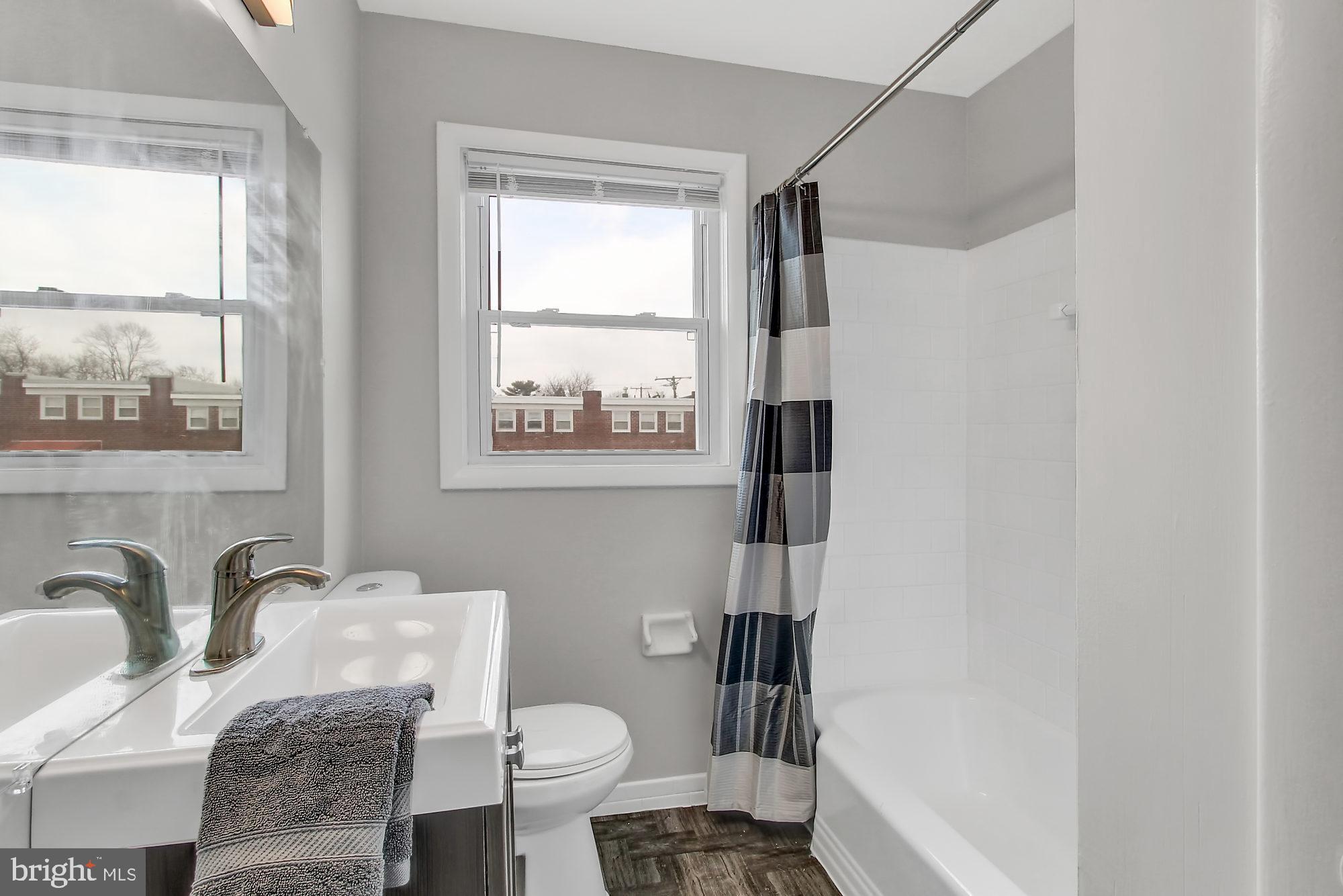 4213 Labyrinth Road Baltimore, MD 21215 - Photo 9 of 19 Upstairs Bathroom Must See Designer Fixtures