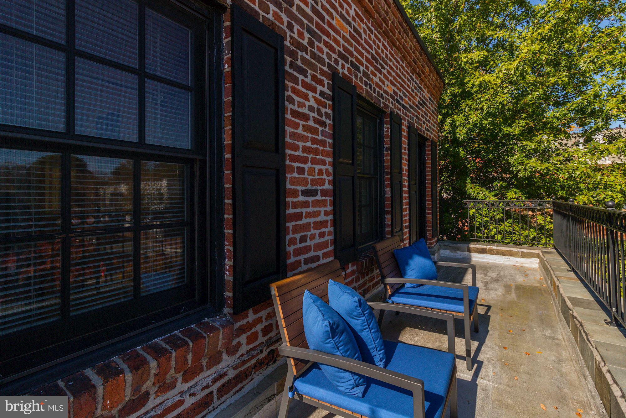 3300 Q Street Northwest Washington, DC 20007 - Photo 17 of 35 Master Bedroom Balcony